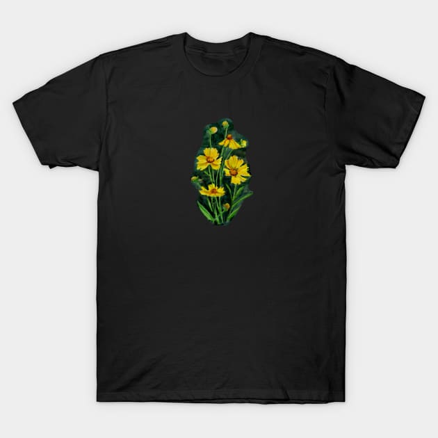 yellow flowers T-Shirt by ArtKsenia